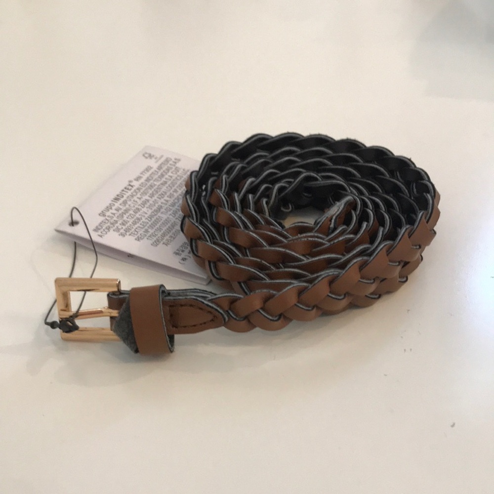 Thin Braided Belt